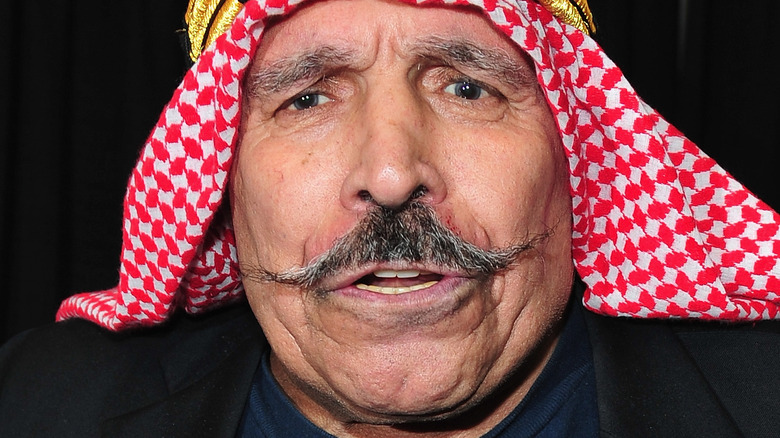 Iron Sheik stares