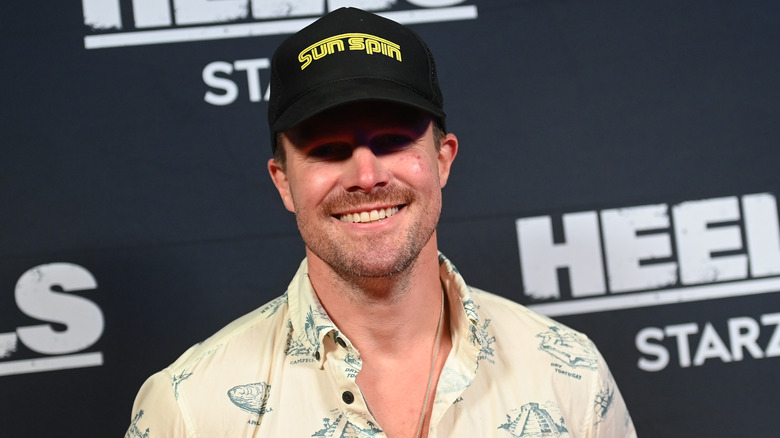 Stephen Amell on the red carpet