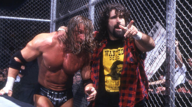 Foley grabs Triple H