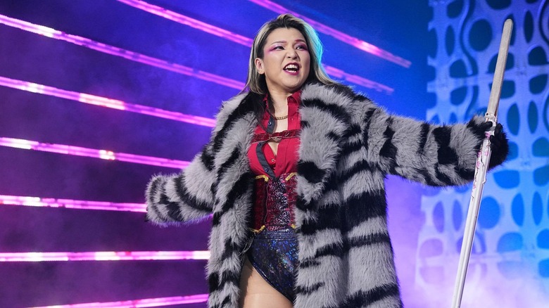 Hikaru Shida smiling