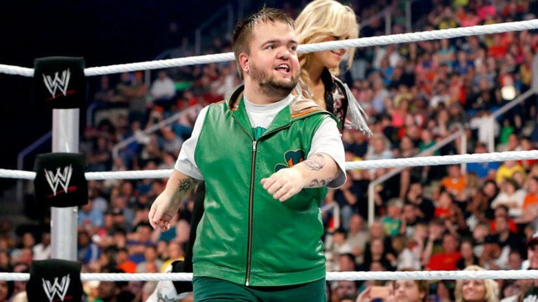 Hornswoggle in the ring