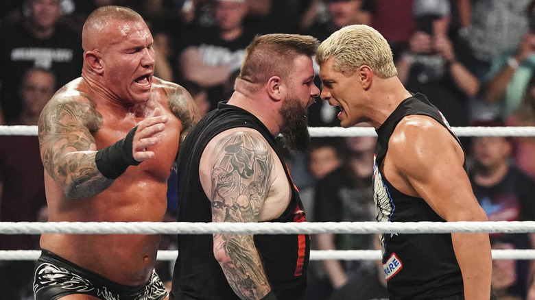 Randy Orton, Kevin Owens, and Cody Rhodes