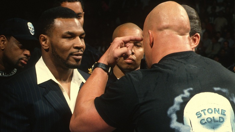 Steve Austin confronts Mike Tyson on "WWE Raw"