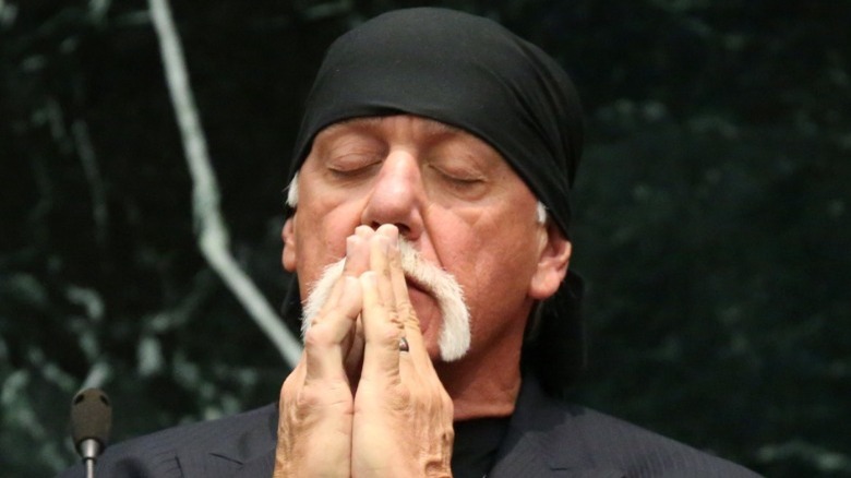 Hulk Hogan deep in thought