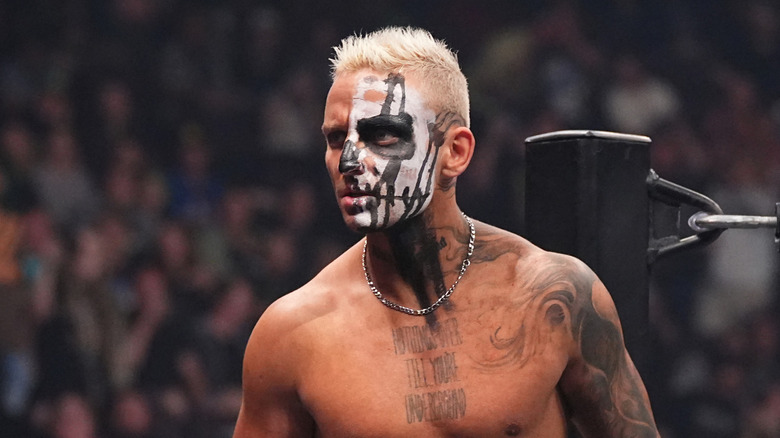 Darby Allin performing in AEW