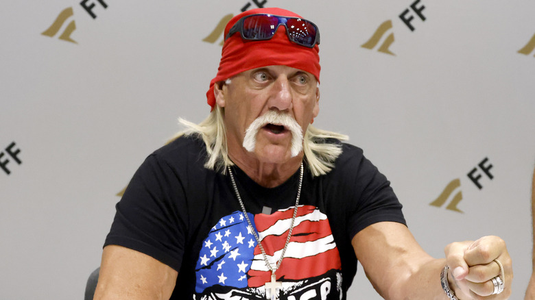 Hulk Hogan talking