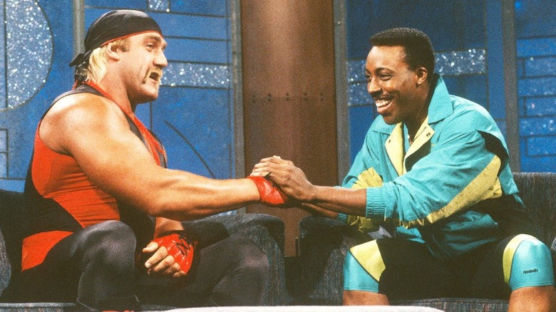 Hulk Hogan and Arsenio Hall