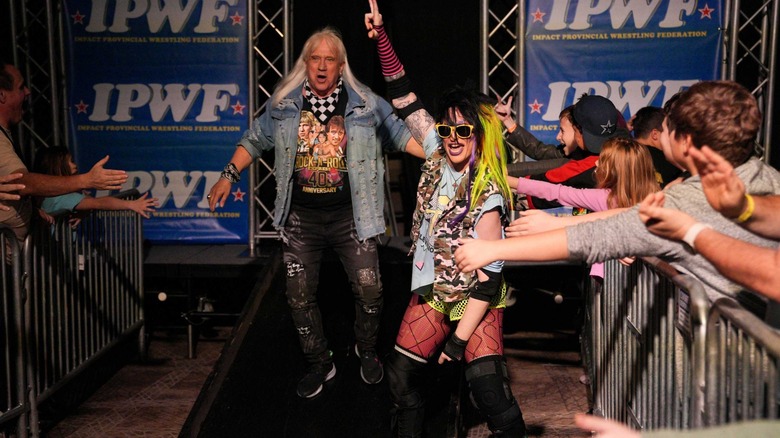 Ricky Morton and Rosemary enter