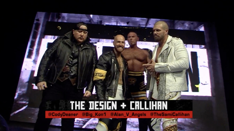 The Design making their way to the ring