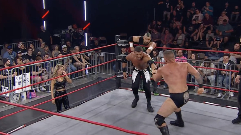 Steve Maclin & Bully Ray vs. Eddie Edwards & Frankie Kazarian