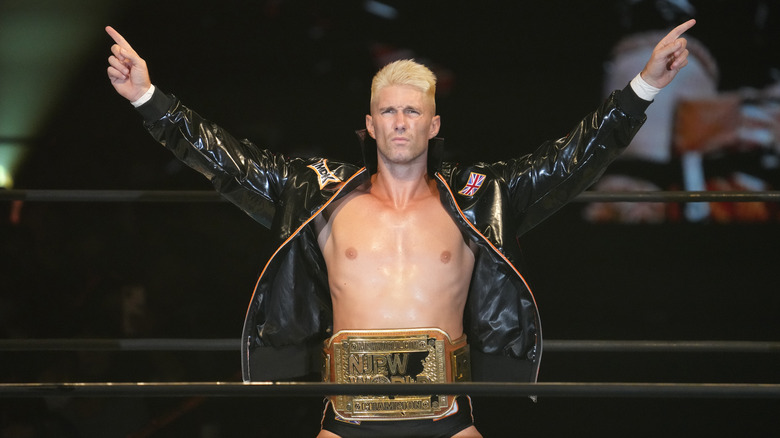 Zack Sabre Jr. posing in the ring