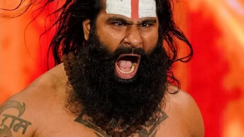 Veer Mahan Before A Match On WWE Raw