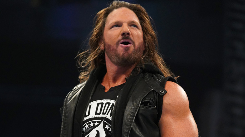 AJ Styles smiling