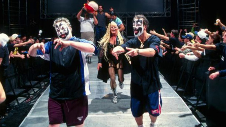 ICP entering with The Oddities on Raw