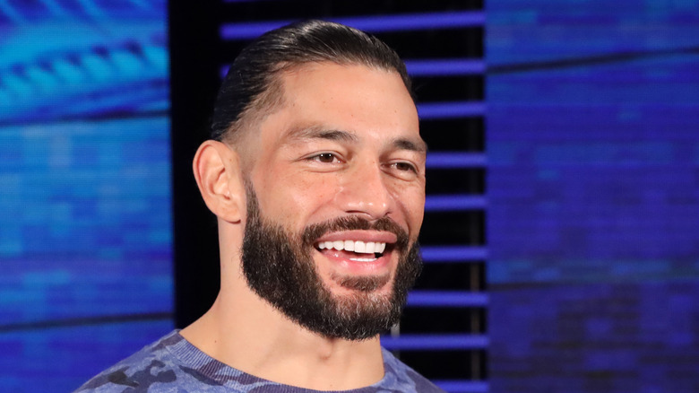 Roman Reigns smiling