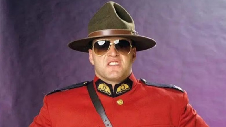 Jacques Rougeau as The Mountie in WWE