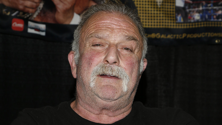 Jake Roberts looking very tired