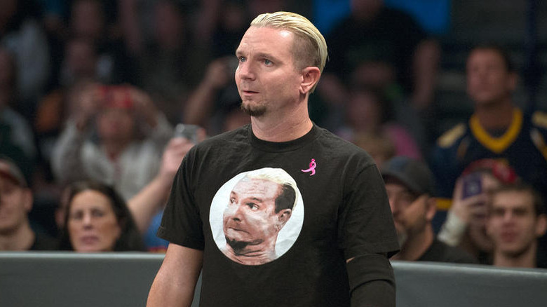 james ellsworth in shirt with funny face