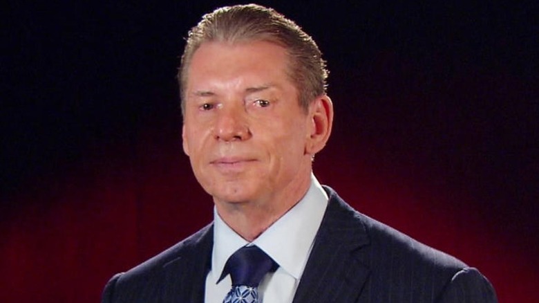 Vince McMahon, presumably worrying about court proceedings