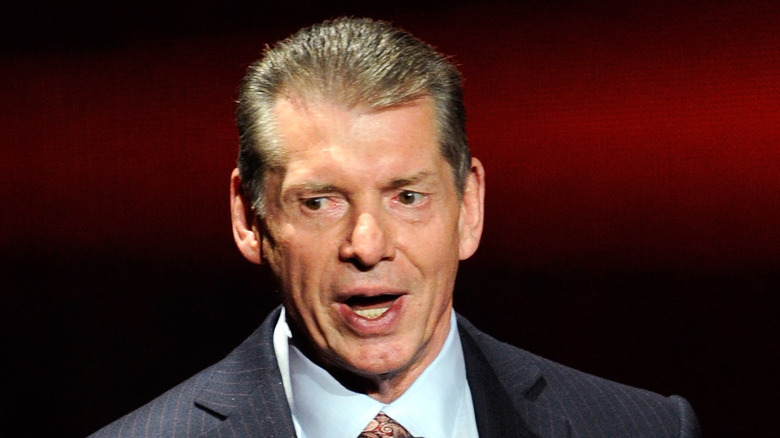 Vince McMahon, presumably worrying about court proceedings