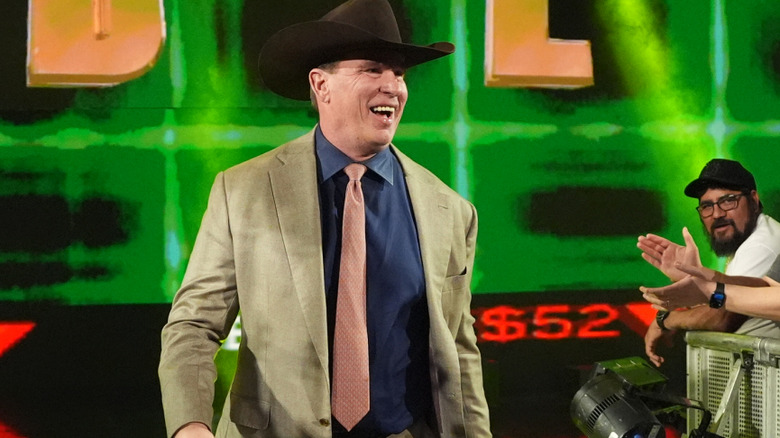 JBL makes his entrance on 