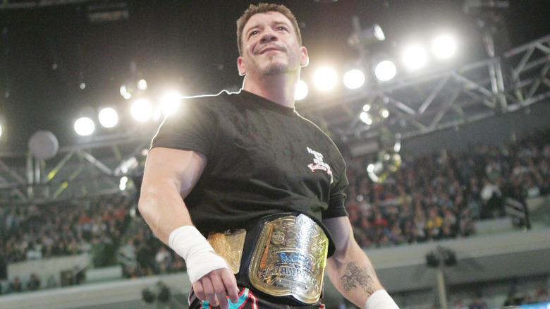 Eddie Guerrero smiling