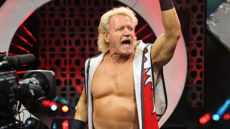 Jeff Jarrett making his entrance