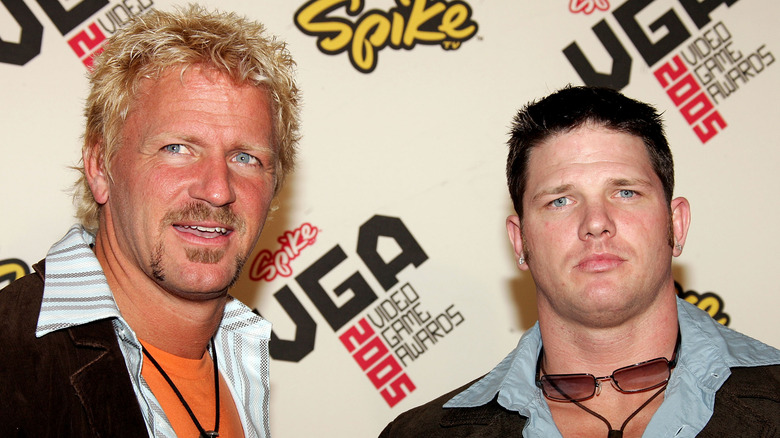 Jeff Jarrett and A.J. Styles at the dawn of TNA on Spike TV in 2005