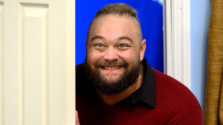 The late Bray Wyatt appearing on the Firefly Fun House in WWE
