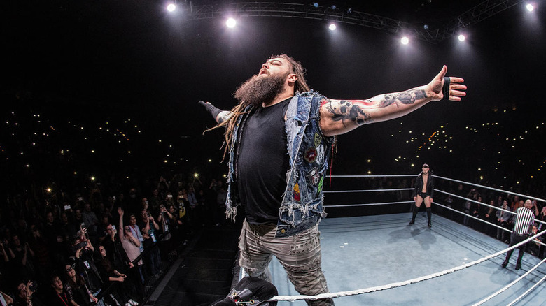 Bray Wyatt performing at a WWE house show