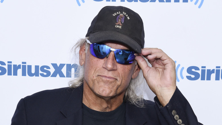 Jesse Ventura wearing sunglasses