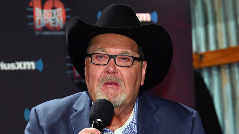 Jim Ross speaking about something