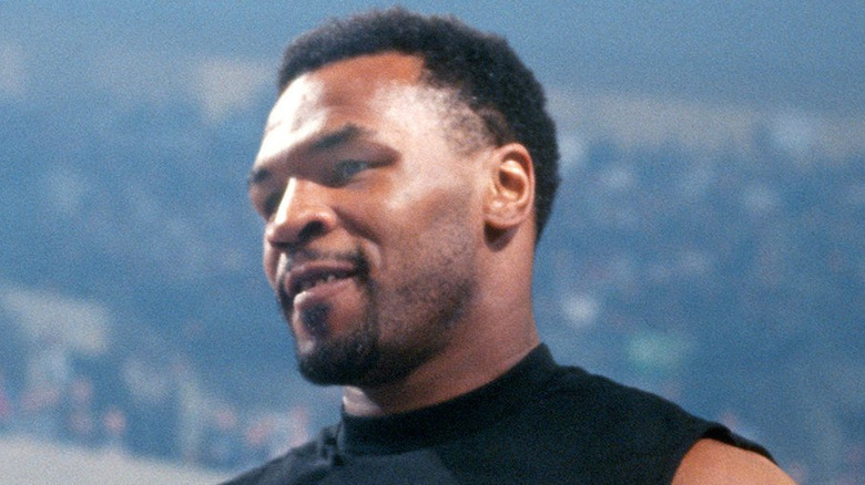 Mike Tyson at WrestleMania 14