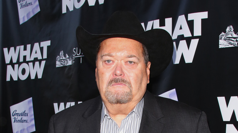 Jim Ross posing for a photo