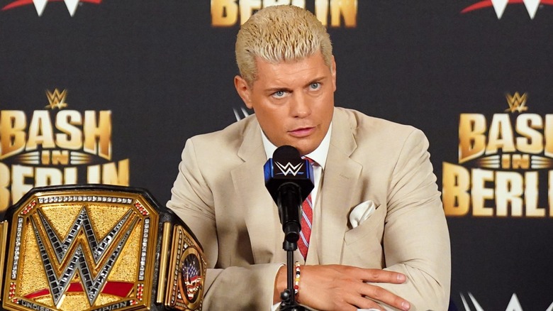 Cody Rhodes smiling