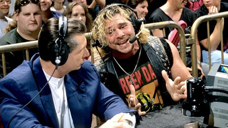 Brian Pillman And Vince McMahon On Commetary 