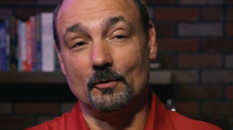 Jimmy Korderas being interviewed 