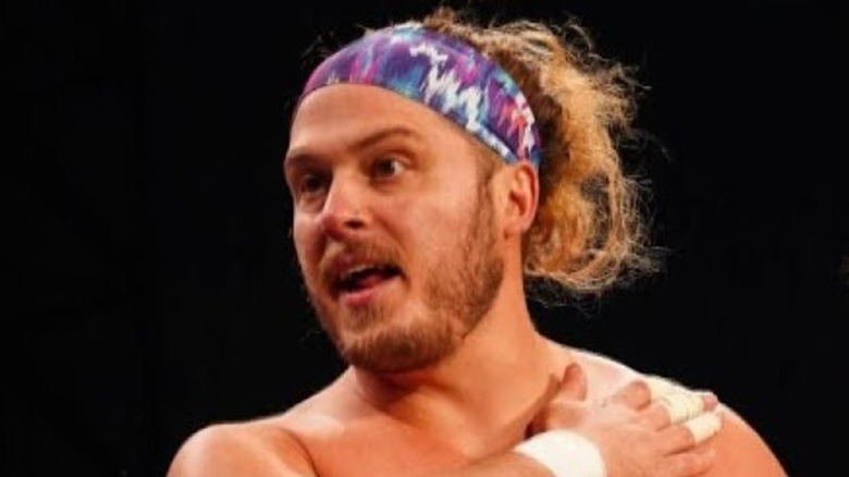 Joey Janela open mouth