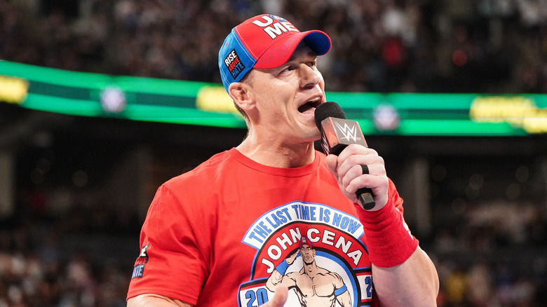 John Cena on the mic