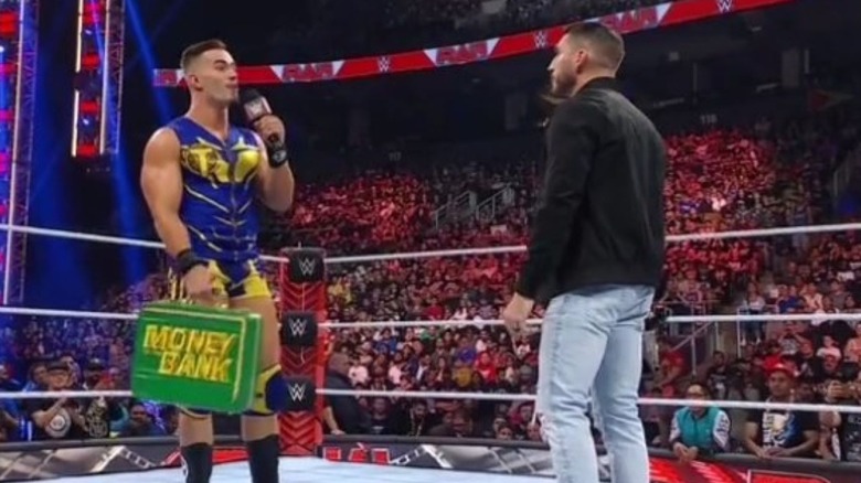 Johnny Gargano and Theory on Raw