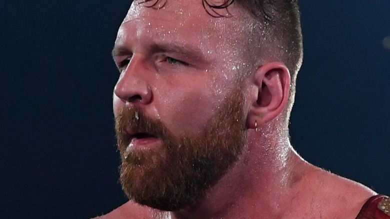 AEW's Jon Moxley sweating