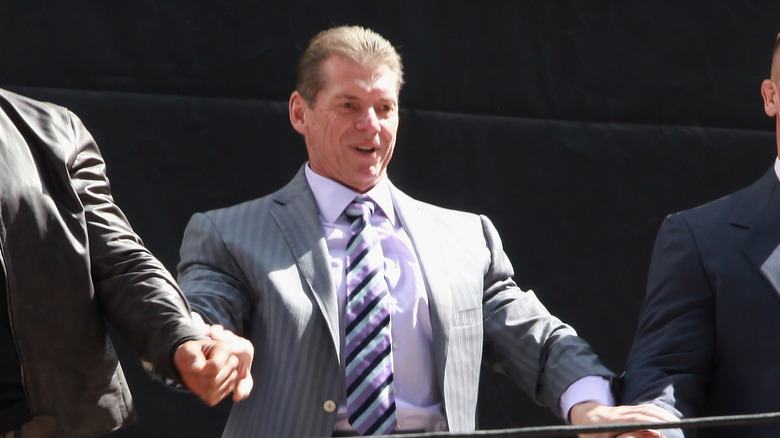 Vince McMahon smiling