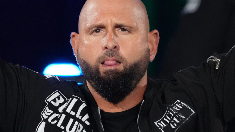 Karl Anderson with tongue out