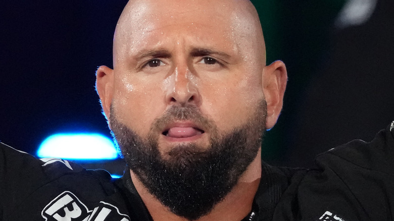 Karl Anderson sticking tongue out 