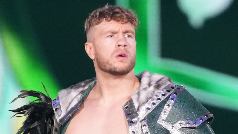 Will Ospreay surveys the crowd