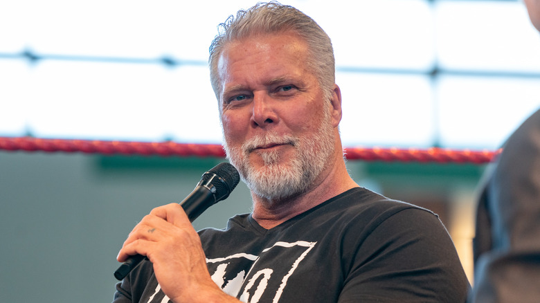 Kevin Nash looking perplexed by a question