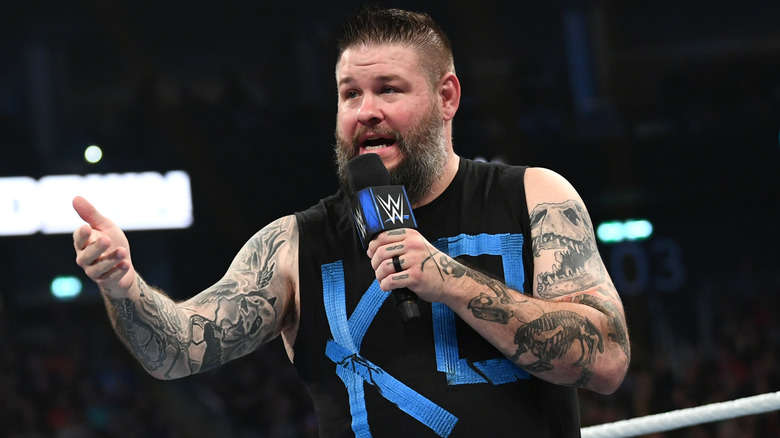 WWE's Kevin Owens cuts a promo