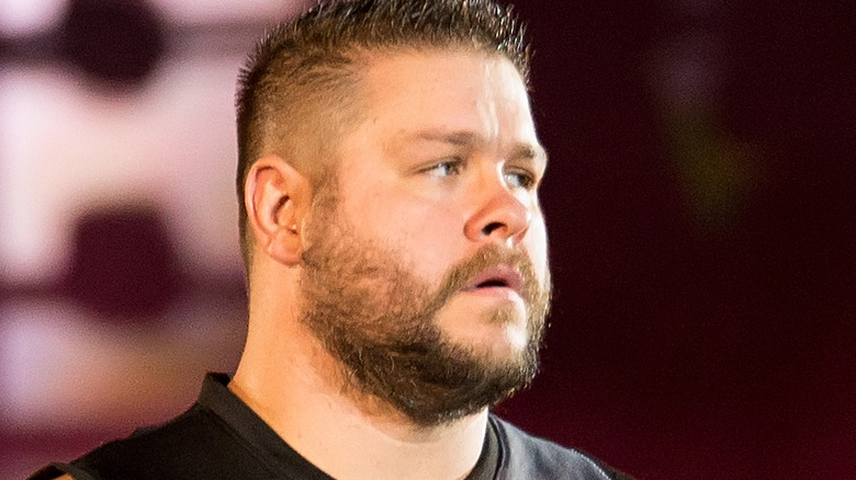 Kevin Owens stares crowd WWE