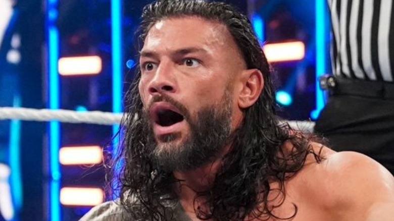 Roman Reigns shocked face