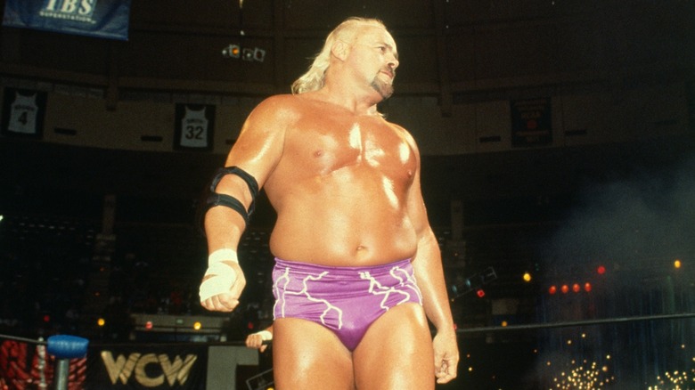 Kevin Sullivan looking away in WCW
